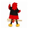 Red Rooster Mascot Costume for Sports Events Red Rooster Mascot Costume for Sports Events