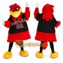 Red Rooster Mascot Costume for Sports Events