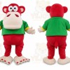Red Monkey Mascot Costume for Children's Events