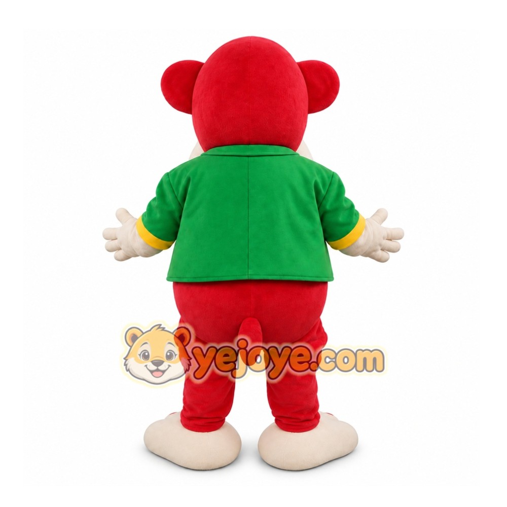 Red Monkey Mascot Costume for Children's Events Red Monkey Mascot Costume for Children's Events