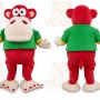 Red Monkey Mascot Costume for Children's Events
