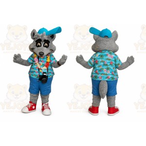 Gray Raccoon Mascot Costume for Events and Promotions