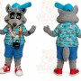 Gray Raccoon Mascot Costume for Events and Promotions