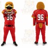 Red Bird Mascot Costume for Sports Events