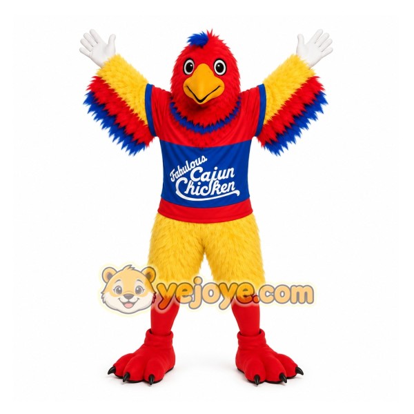 Yellow Bird Mascot Costume for Restaurant Promotions Yellow Bird Mascot Costume for Restaurant Promotions