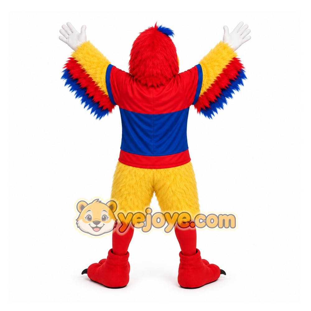 Yellow Bird Mascot Costume for Restaurant Promotions Yellow Bird Mascot Costume for Restaurant Promotions