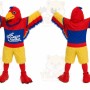 Yellow Bird Mascot Costume for Restaurant Promotions