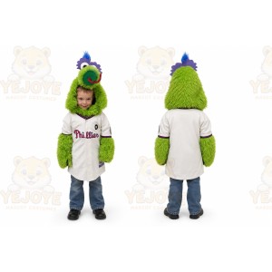Green Dragon Mascot Costume for Sports Events