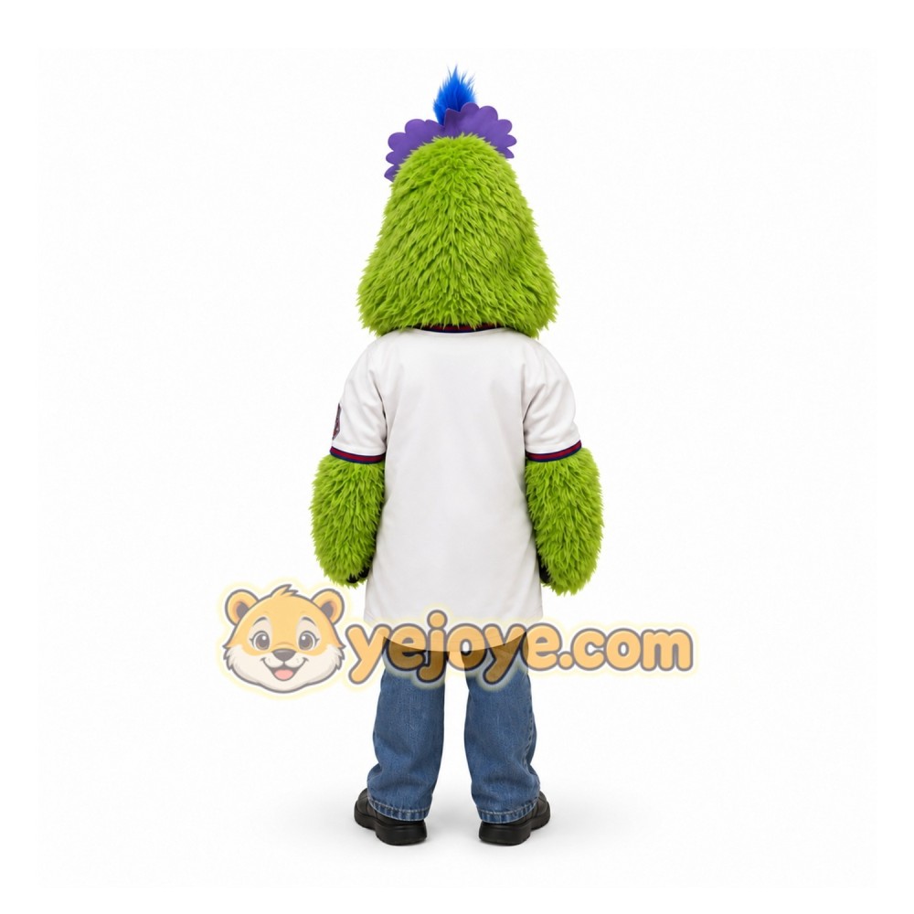 Green Dragon Mascot Costume for Sports Events