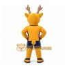 Yellow Deer Mascot Costume for Sports Events Yellow Deer Mascot Costume for Sports Events