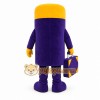 Purple Travel Suitcase Mascot Costume for Events and Promotions Purple Travel Suitcase Mascot Costume for Events and Promotions