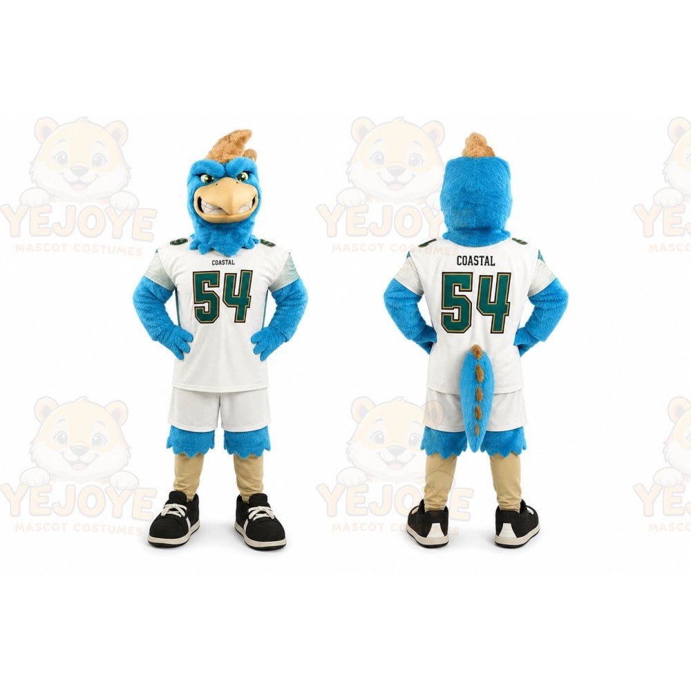 Blue Bird Mascot Costume for Sports Events