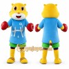 Yellow Hippopotamus Mascot Costume for Children's Events