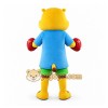 Yellow Hippopotamus Mascot Costume for Children's Events Yellow Hippopotamus Mascot Costume for Children's Events