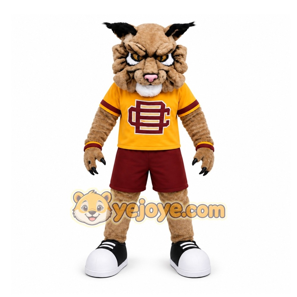Brown Wildcat Mascot Costume for School Events Brown Wildcat Mascot Costume for School Events
