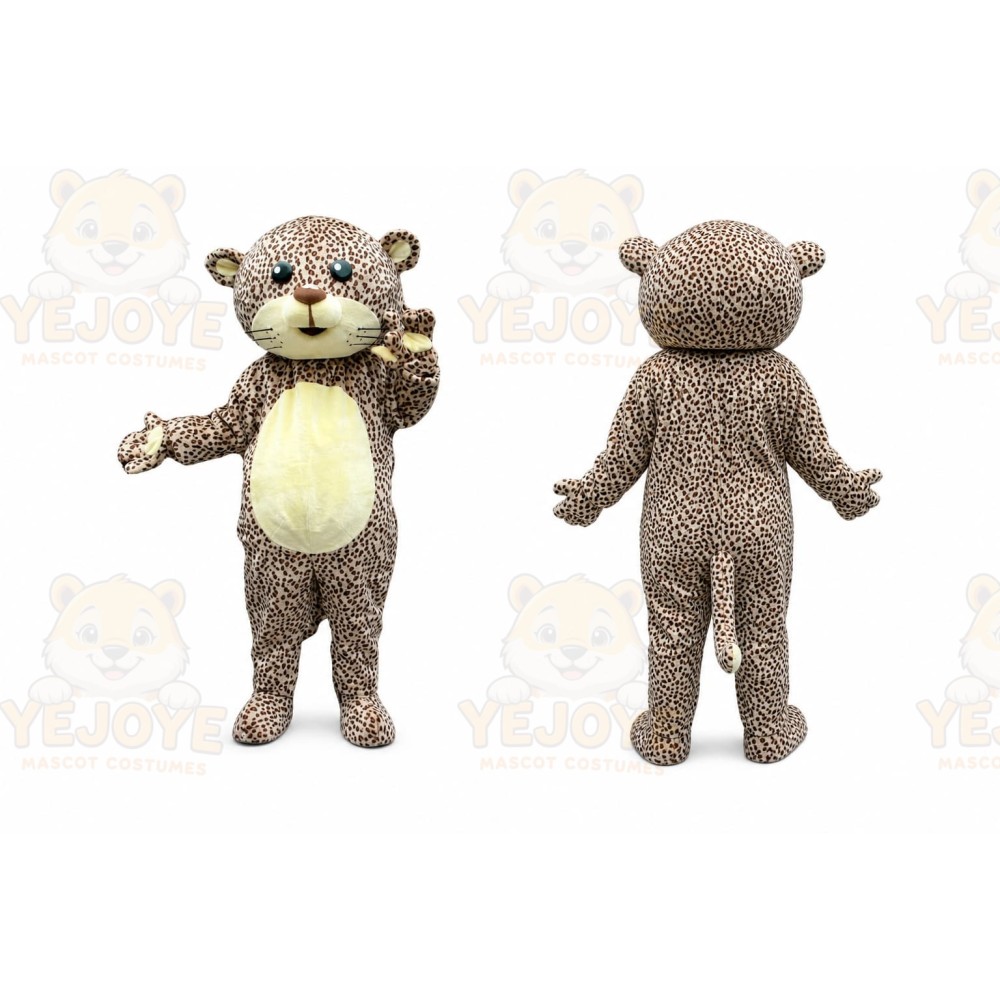 Brown Leopard Mascot Costume for Events and Promotions