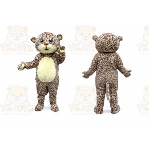 Brown Leopard Mascot Costume for Events and Promotions