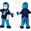 Blue Monster Mascot Costume for Sports Events