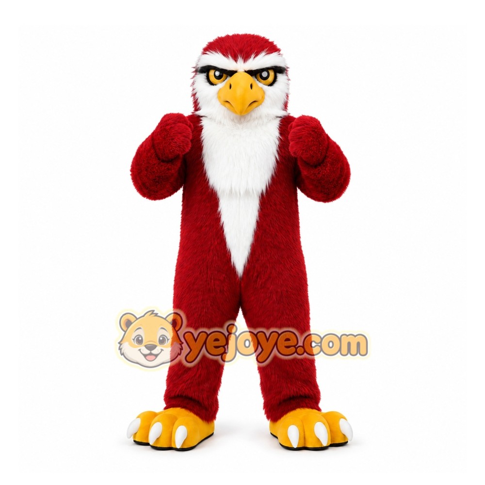 Red Eagle Mascot Costume for Sports Events