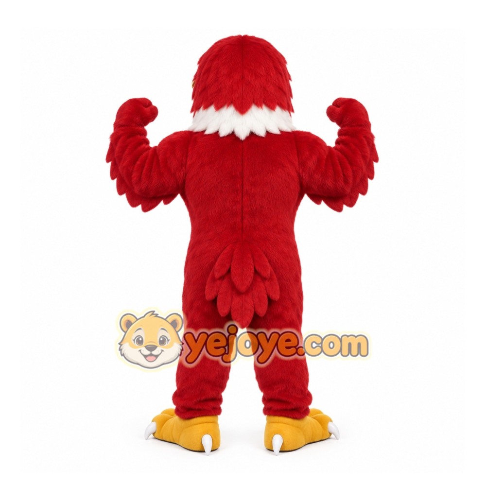Red Eagle Mascot Costume for Sports Events