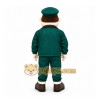 Green Man Mascot Costume for Corporate Events