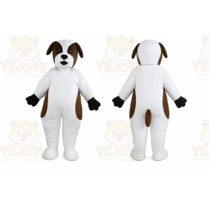 White Dog Mascot Costume for Events and Promotions