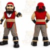Red Pirate Mascot Costume for School Events