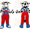 White Cow Mascot Costume for Events and Promotions