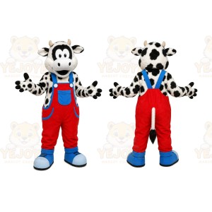 White Cow Mascot Costume for Events and Promotions
