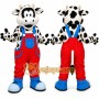 White Cow Mascot Costume for Events and Promotions