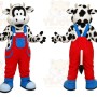 White Cow Mascot Costume for Events and Promotions