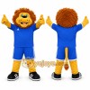 Blue Lion Mascot Costume for Sports Events Blue Lion Mascot Costume for Sports Events