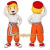 Orange Boy Mascot Costume for Events and Promotions