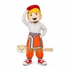 Orange Boy Mascot Costume for Events and Promotions