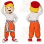 Orange Boy Mascot Costume for Events and Promotions