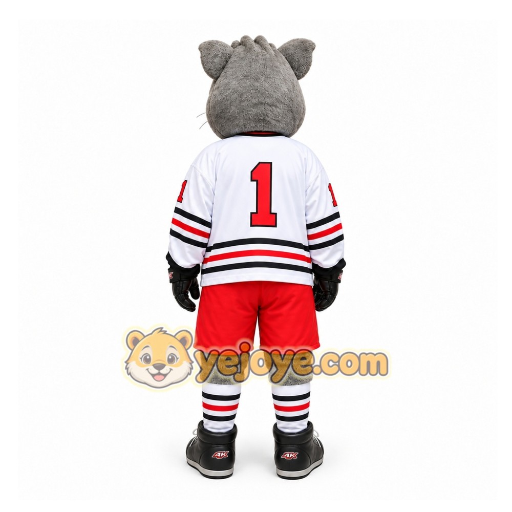 Gray Mouse Mascot Costume for Sports Events Gray Mouse Mascot Costume for Sports Events