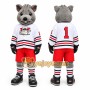 Gray Mouse Mascot Costume for Sports Events