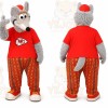 Red Wolf Mascot Costume for Sports Events