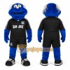 Blue Monster Mascot Costume for Sports Events Blue Monster Mascot Costume for Sports Events