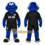Blue Monster Mascot Costume for Sports Events