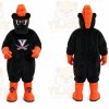 Black Horse Mascot Costume for Sports Events