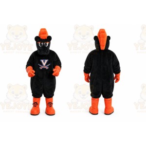 Black Horse Mascot Costume for Sports Events
