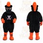 Black Horse Mascot Costume for Sports Events