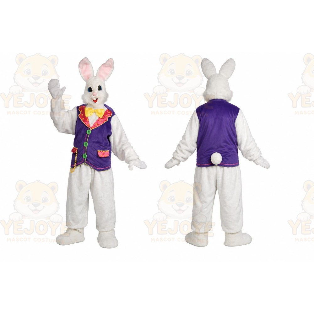 White Rabbit Mascot Costume for Holiday Events