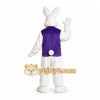 White Rabbit Mascot Costume for Holiday Events White Rabbit Mascot Costume for Holiday Events