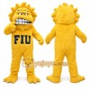 Yellow Monster Mascot Costume for Sports Events