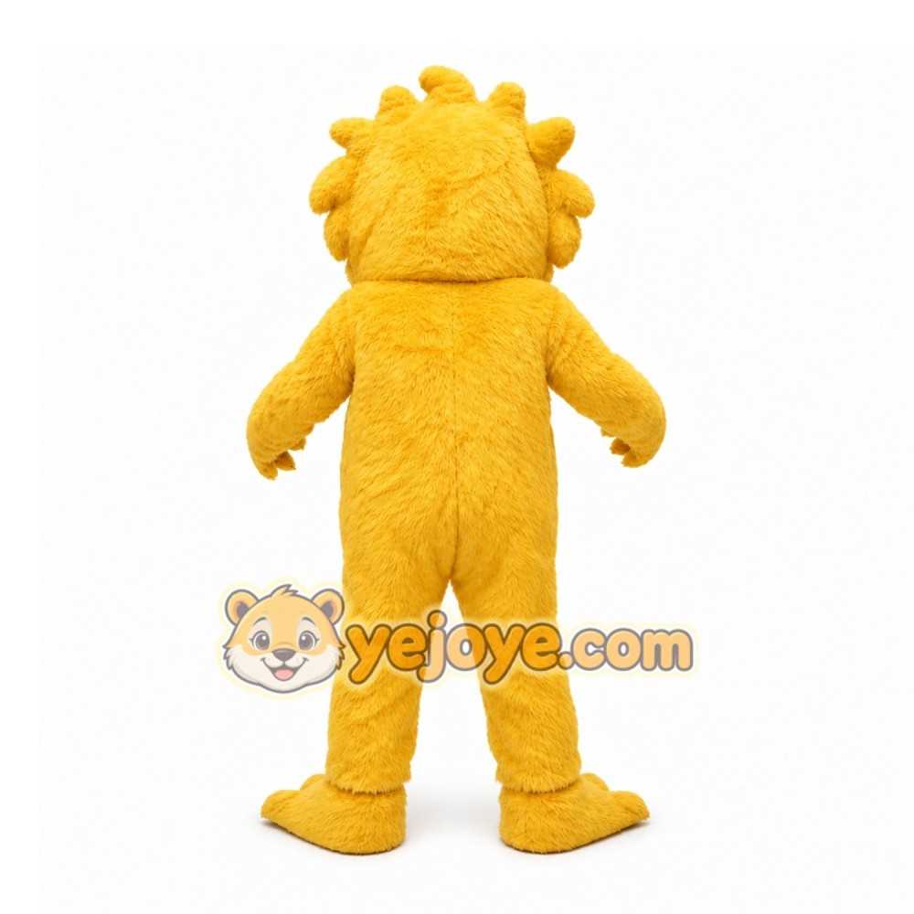 Yellow Monster Mascot Costume for Sports Events Yellow Monster Mascot Costume for Sports Events