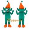 Green Elf Mascot Costume for Holiday Events