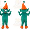 Green Elf Mascot Costume for Holiday Events