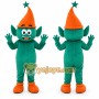 Green Elf Mascot Costume for Holiday Events